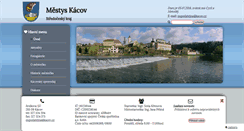 Desktop Screenshot of kacov.cz